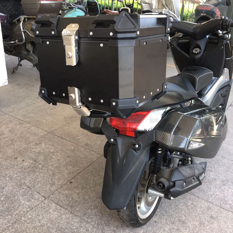 适用雅马哈nmax155/猛士150摩托车尾箱nmax155防水防撞铝合金尾箱 45l