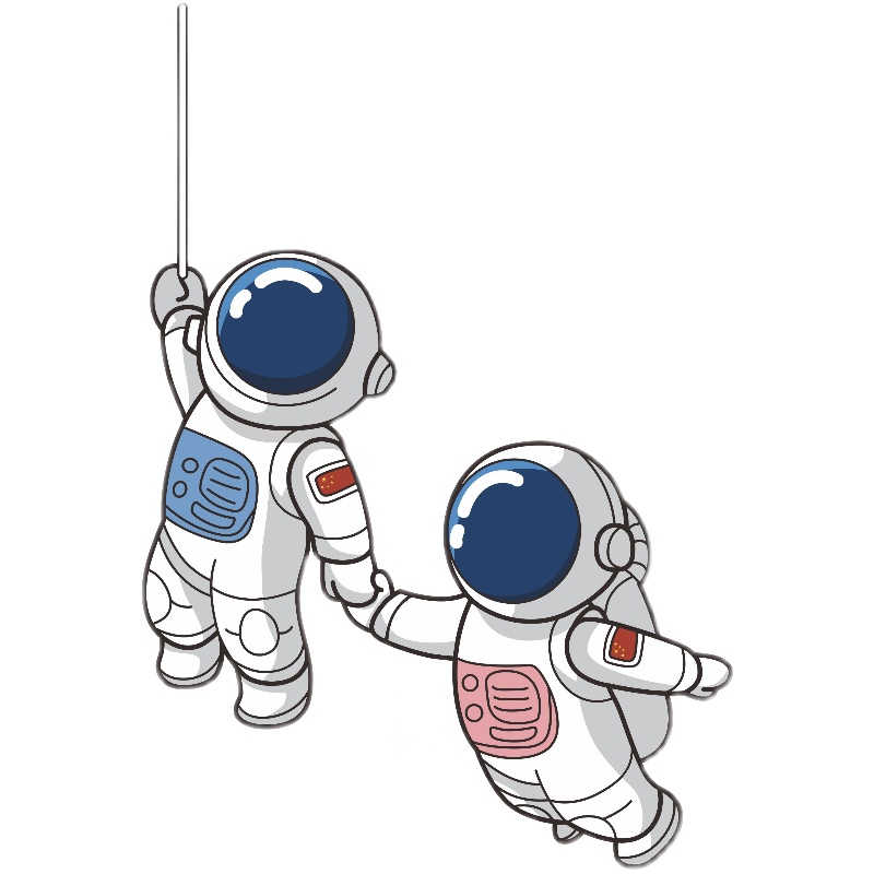 nasa太空宇航员汽车贴纸个性创意后玻璃装饰贴电动车个性防水车贴 女