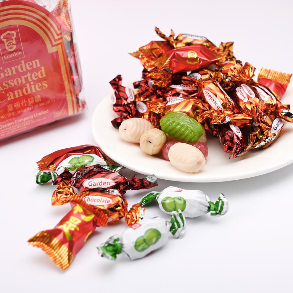 香港进口利是糖草莓味嘉顿什锦糖年货喜庆结婚送礼糖果350g袋 利是糖