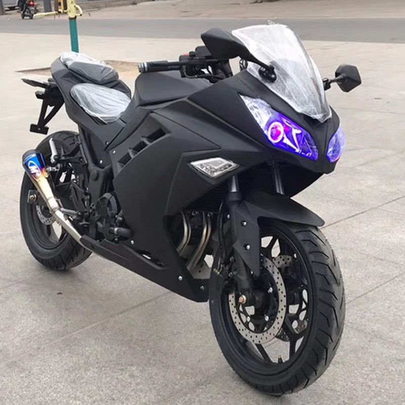 国四川崎小忍者r3v6双缸250重机跑车地平线s款趴赛摩车可上牌 国三200