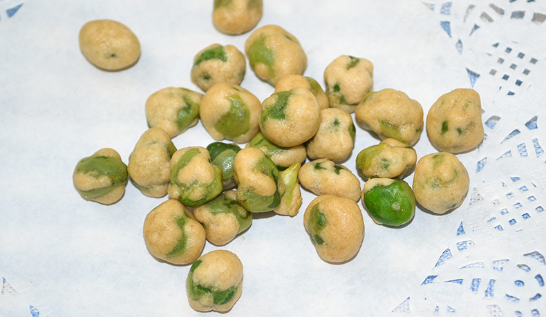 旺旺煎豆105g10袋整箱脆皮青豌豆小零食豆子挑豆旺仔奇怪的小零食 煎