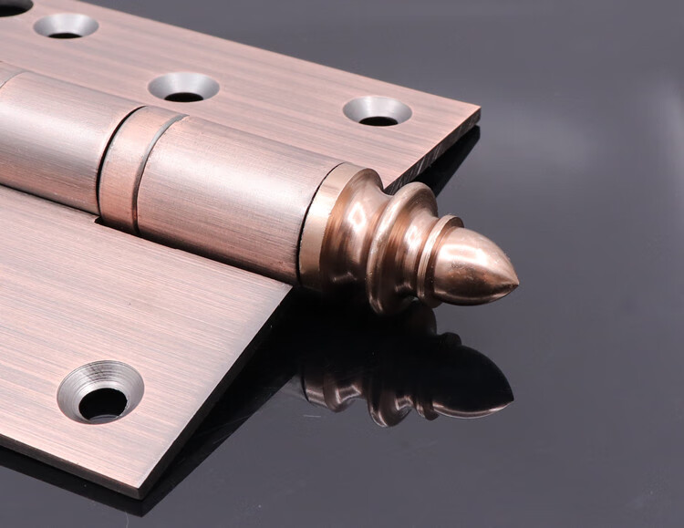 大门双开门6寸合页红古铜不锈钢加厚别墅大门合叶进户双开门复古荷叶