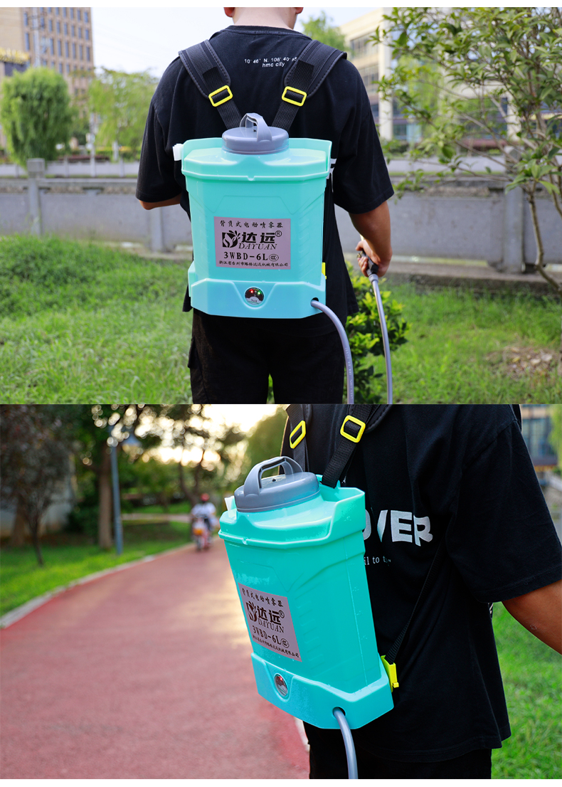 新款电动喷雾器小型农用背负式园艺疫消毒小容量打药机喷水壶3a不锈钢