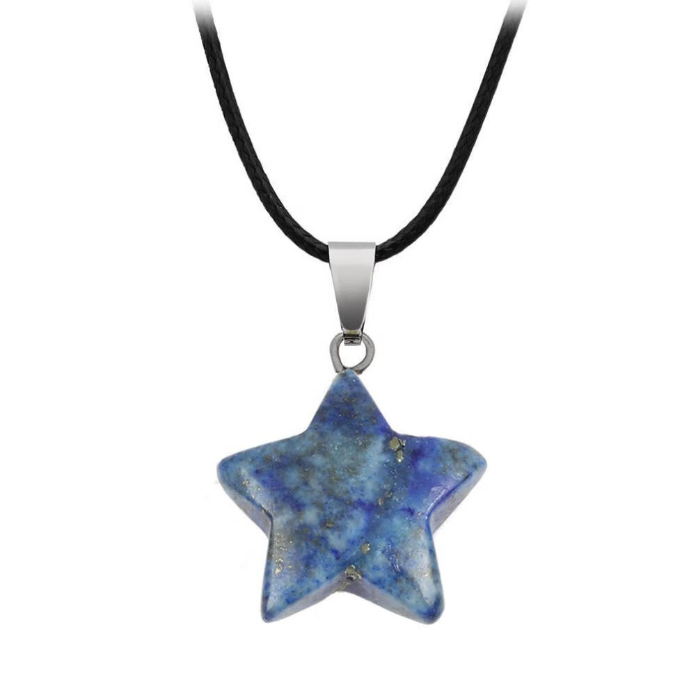 艾墨菲时光与你都很甜林星辰陆一白孙泽源同款星星五角星幸运石项链