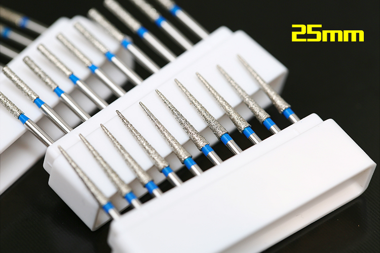 口腔牙科高速手机拔牙车针 加长金刚砂球钻列钻 后牙阻生齿车针 tcl19