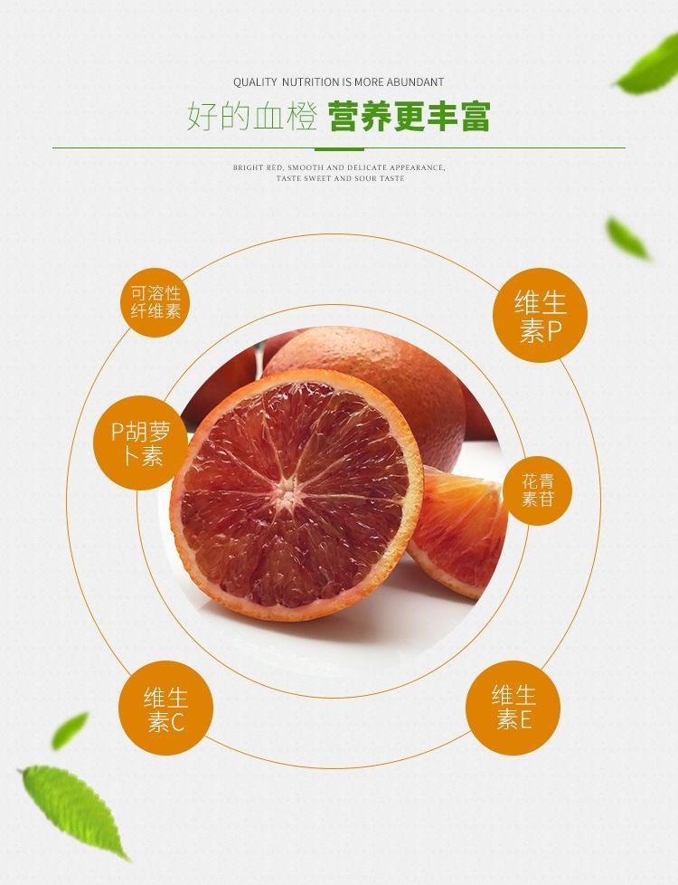 【i年货节i】四川资中血橙应季新鲜水果玫瑰香味橙子当季整箱新鲜3/5