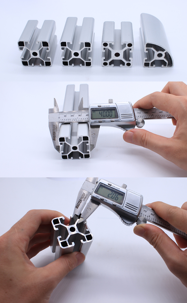 4040铝型材框架鱼缸支架欧标40x40型材工作台架子铝合金型材国标欧标