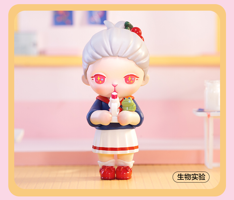 bunny校园系列盲盒泡泡··玛特玩具潮流娃娃创意礼物 做早操 确认款