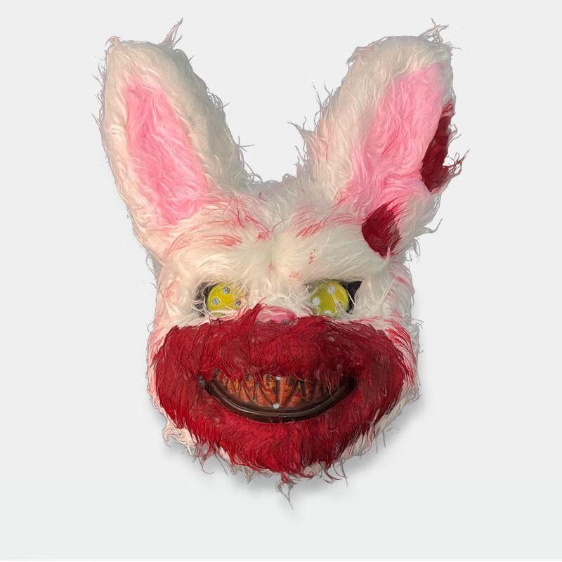 韩剧梨泰院class同款恐怖兔子面具万圣节面具道具cosplay血腥惊悚