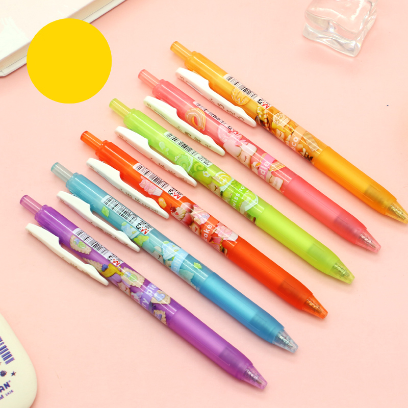 盲盒笔学生用网红按动中性笔05黑礼物6支不重复05黑头粉粉兔