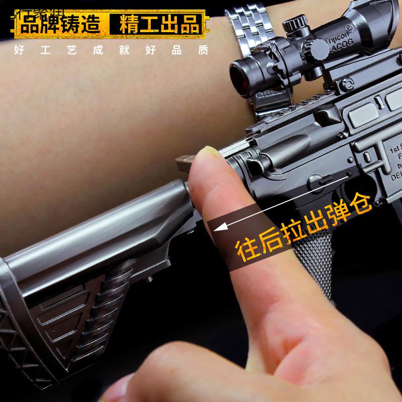 创意玩具模型送朋友老公女友 大号全金属工艺品摆件 黄金纪念版98k特