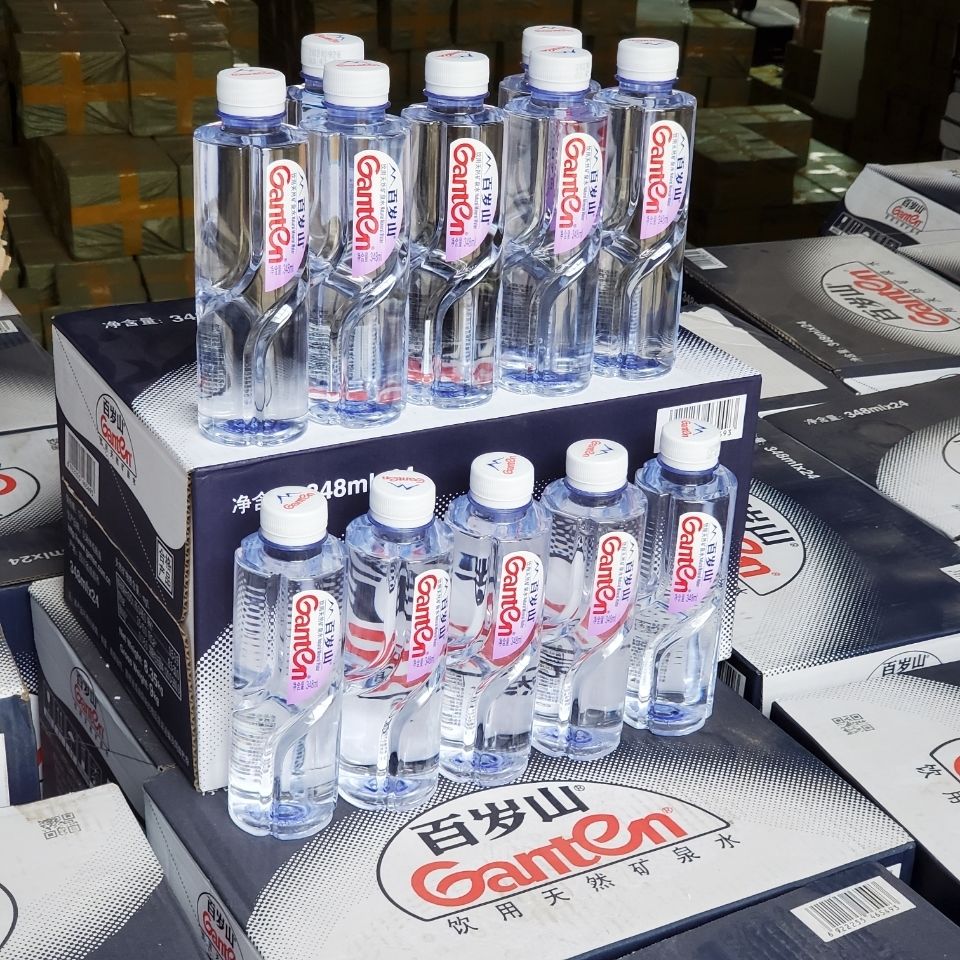 百岁1山矿泉水348ml小瓶水 百岁1山矿泉水小瓶水偏硅酸小瓶装会议水