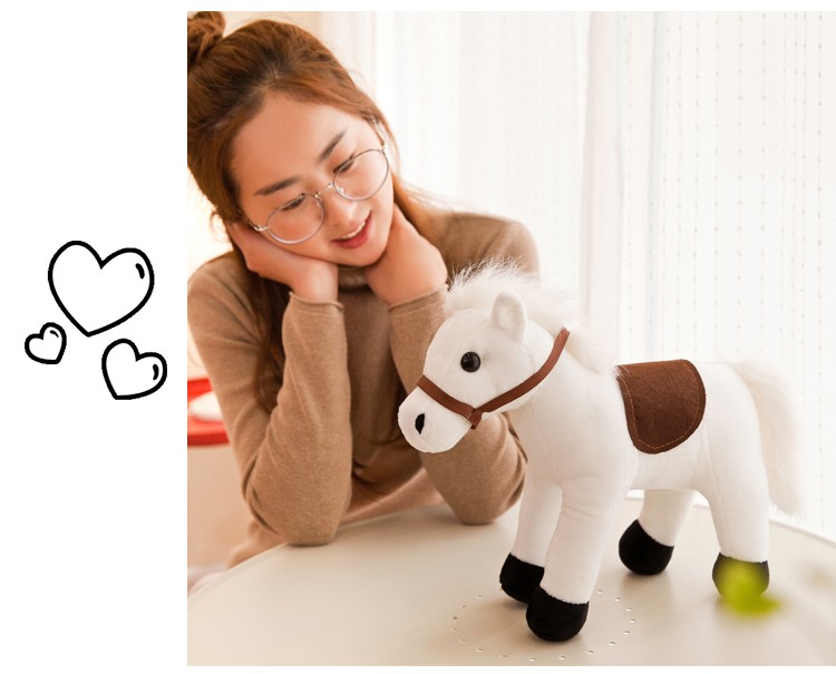 丁真小白马珍珠玩偶西游记白龙马毛绒玩具公仔儿童布娃娃生日礼物
