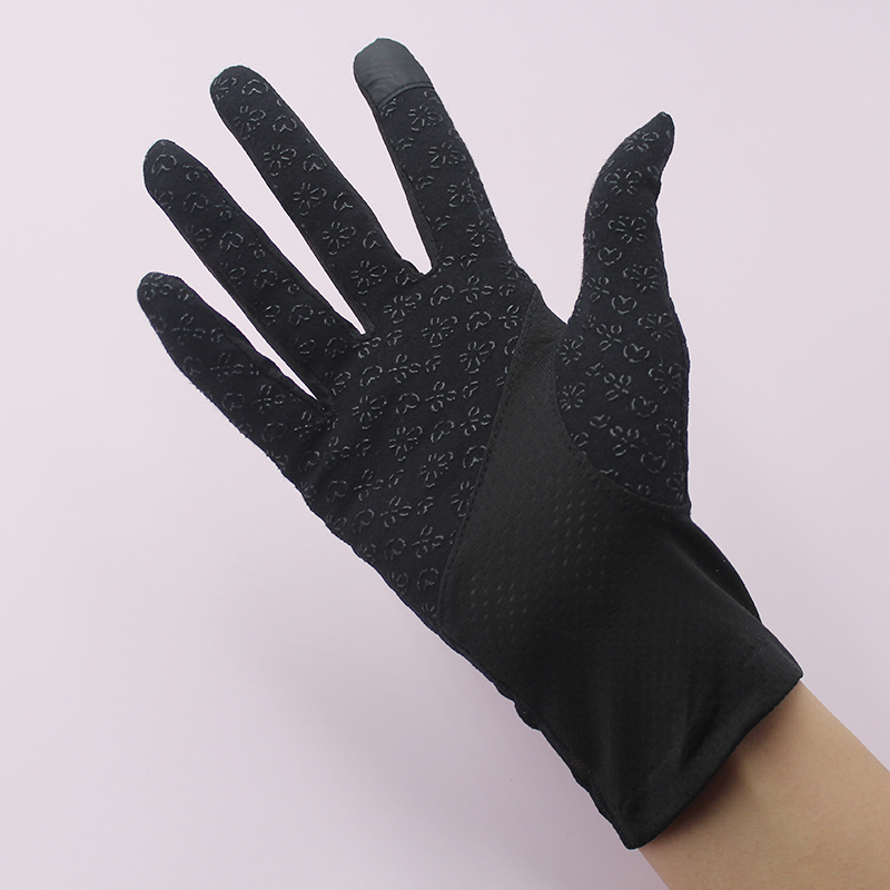 俞兆林时尚新款夏女防晒手套开车防滑触屏遮阳薄弹力透气蕾潮流春夏