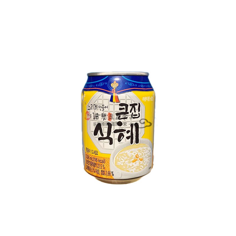 海太奶家大米海太米汁韩国海太奶家大米风味饮料玄米汁238ml12罐装多