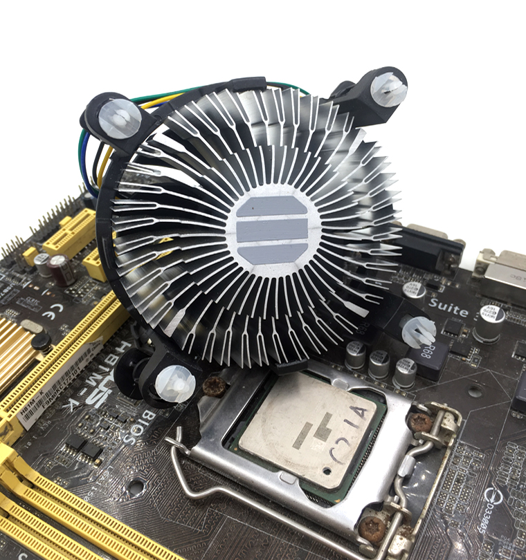 晴岸intel英特尔cpu散热器775115011561155针台式电脑静音cpu风扇加重