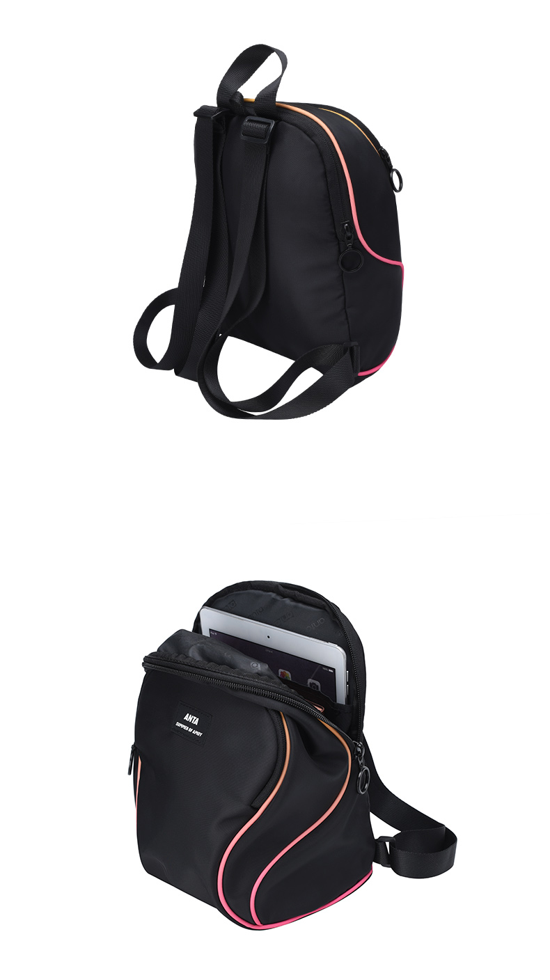 安踏运动背包女包 2021新款双肩背包时尚潮流休闲户外运动小背包女