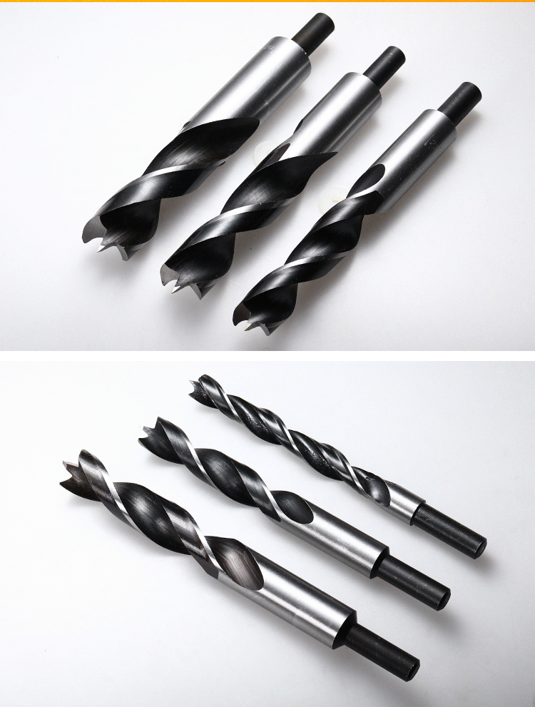 木工三尖钻头木工开孔器电钻套装精品硬木工钻支罗钻木工钻头 12mm