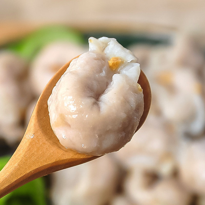 潮汕手工鱼皮饺汕头鱼卷达濠鱼册鱼滑鱼丸鱼皮角水饺火锅食材肉燕 2斤