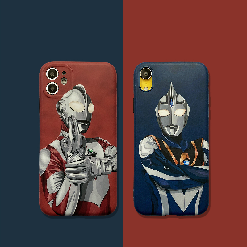 劲步适用xr搞怪奥特曼iphone11苹果12手机壳iphonex软xsmax男女8plus