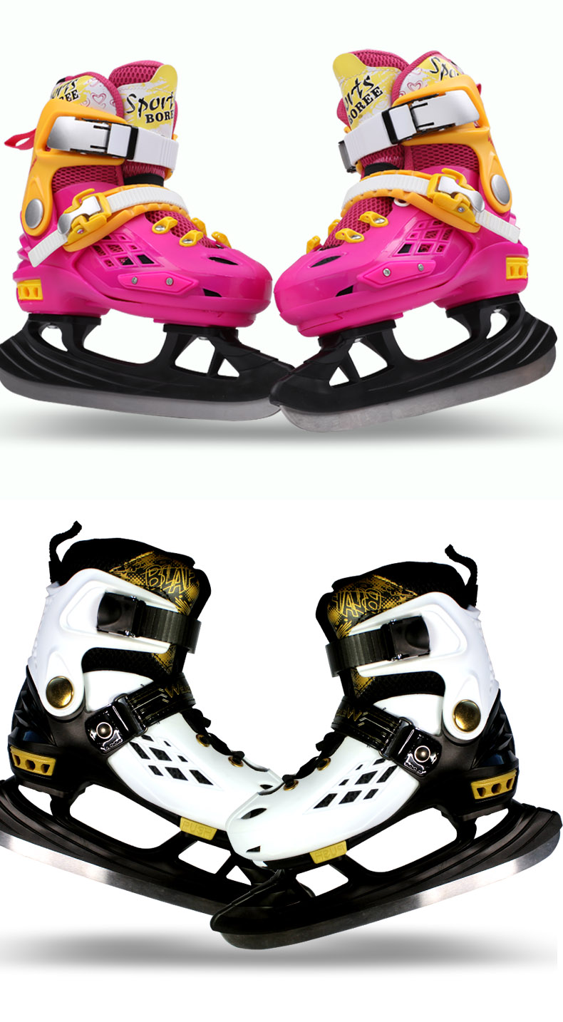 速滑冰刀鞋花样球刀初学者女童儿童滑冰溜冰鞋加厚保暖男纬球已开好刃