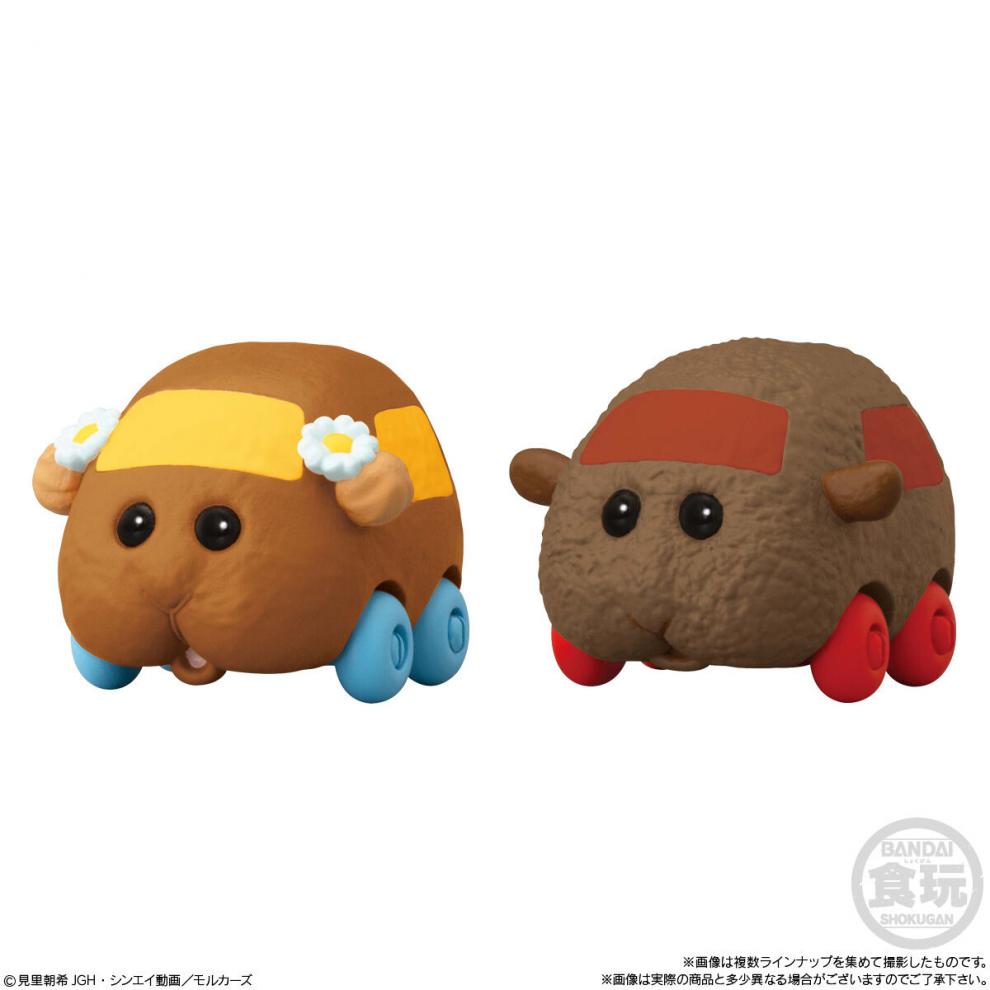 天竺鼠车车娃娃 现货 万代 食玩 pui pui 天竺鼠 车车 好朋友 掌中