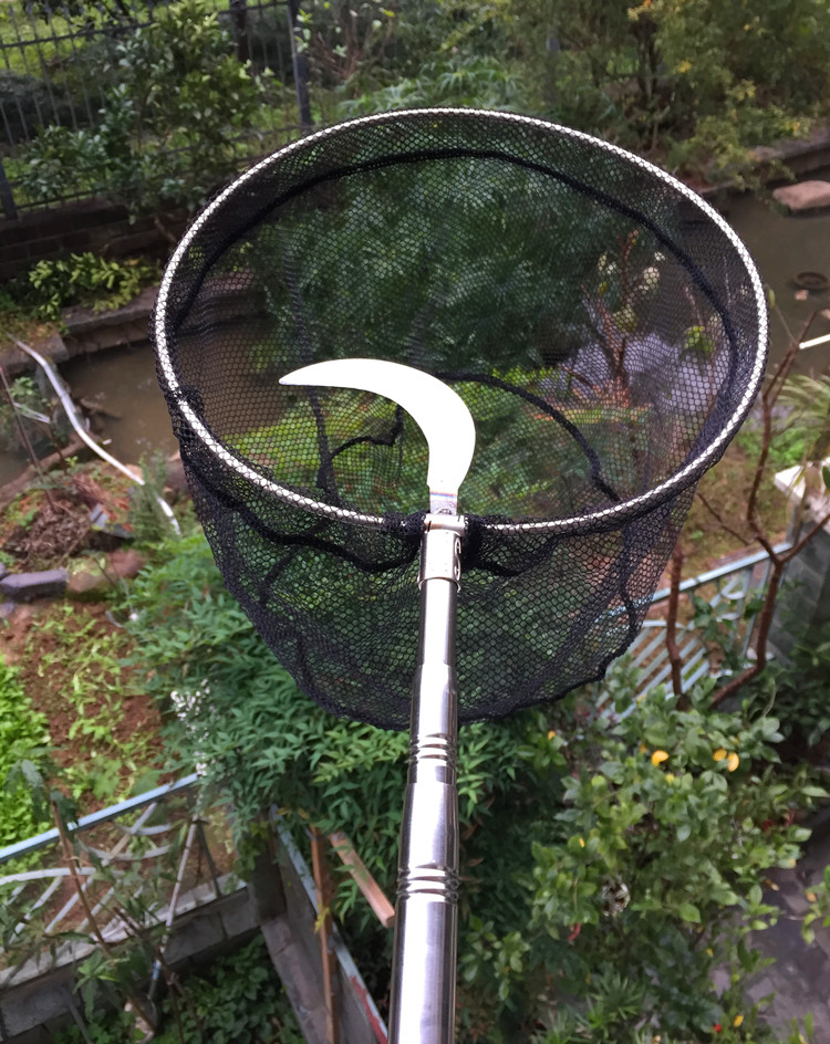 浩胜高空伸缩杆摘柚子采木瓜神器摘果器芒果工具槟榔刀椰子割水草搭钩