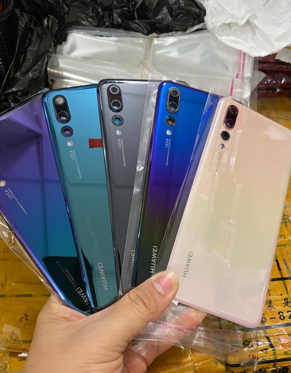 宛丝希适用华为p20pro原装后盖p30pro手机后壳拆机玻璃电池背屏天空之