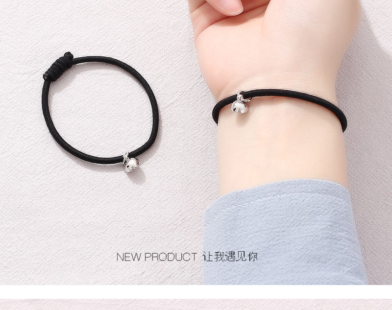 女神专属吸铁石小皮套情侣头绳情人节礼物男朋友的小皮筋少女心发绳女