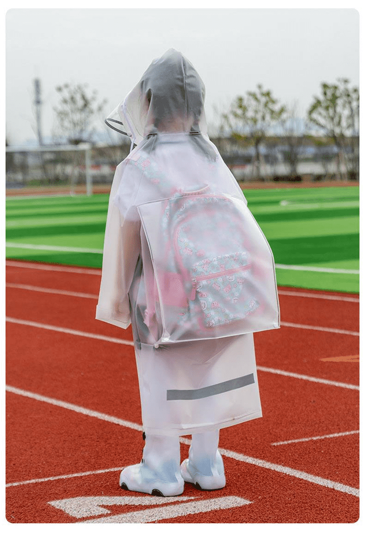 雨披自行车中学生 学生雨衣上学专用初中长款全身防暴雨高中学生