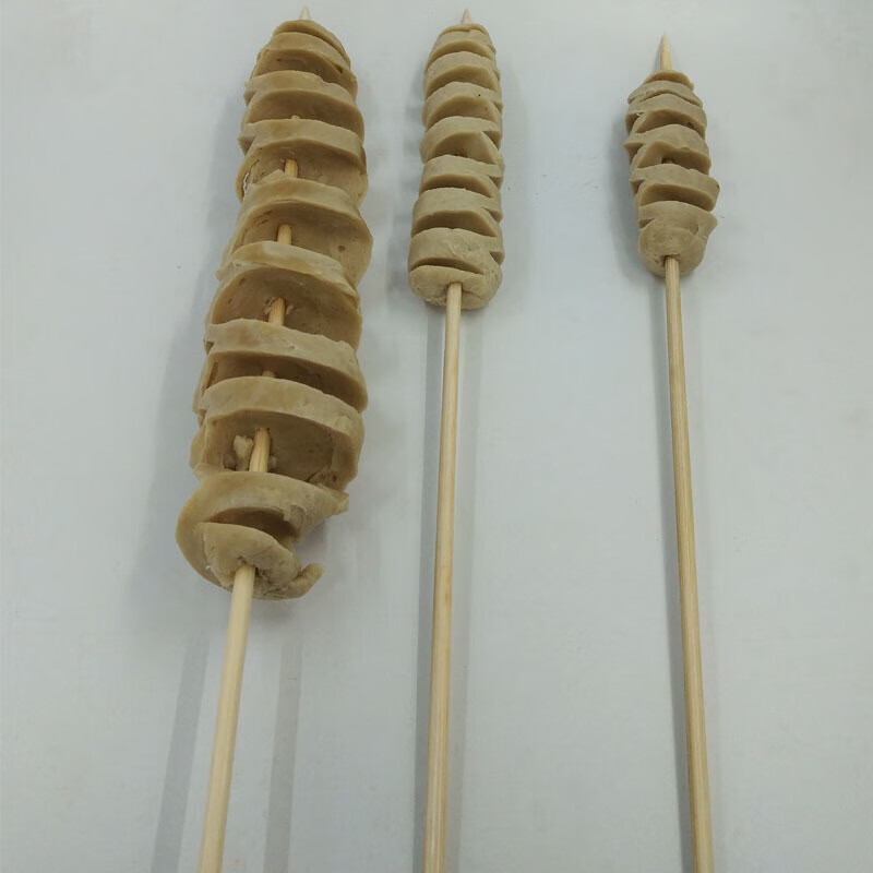 手工面筋串烧烤面筋串冷冻半成品面筋小60串20串