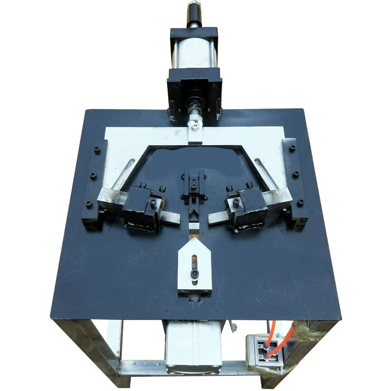 金刚网纱窗组角机铝合金门窗双气缸压角机气动撞角机折弯机折角机 双