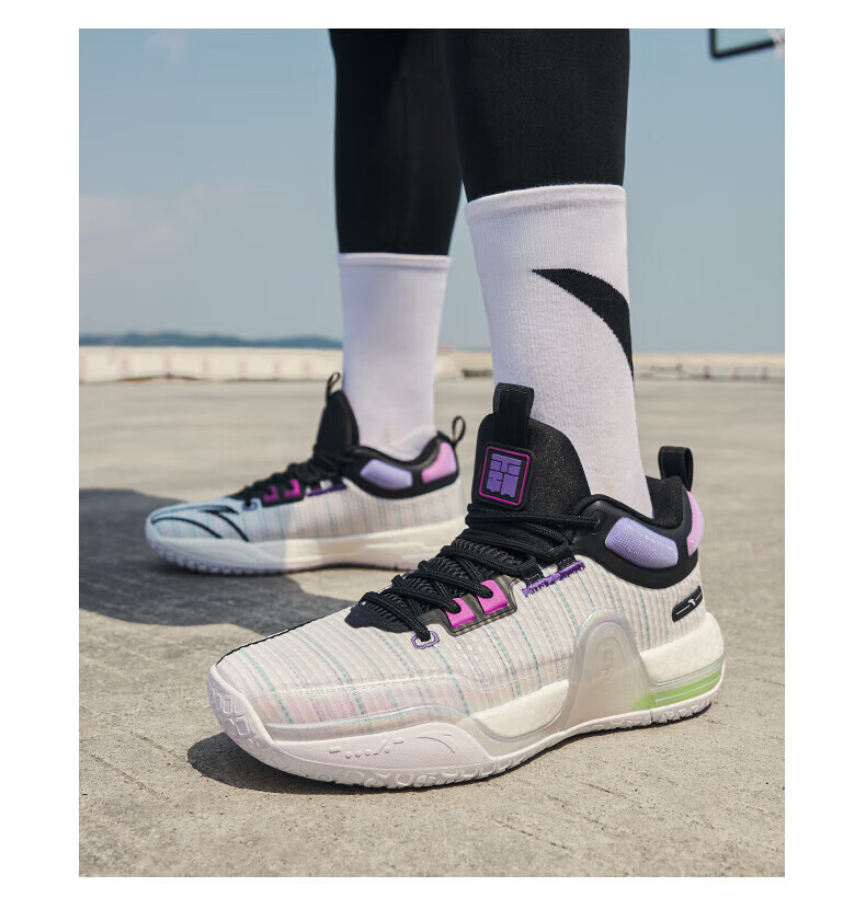 安踏霸道low篮球鞋男回弹缓震2022秋冬季新款水泥克星运动鞋子官方