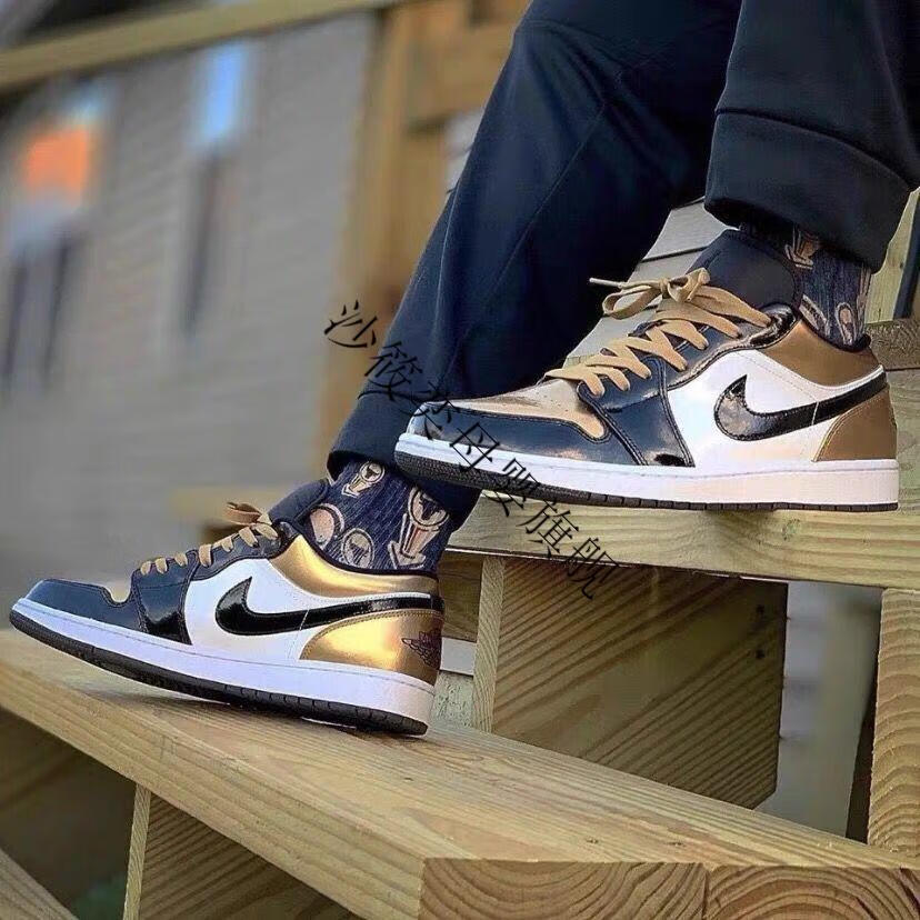 aj1低帮男板鞋aj1低帮女鞋百搭学生运动鞋low倒钩北卡蓝郭艾伦鞋 a