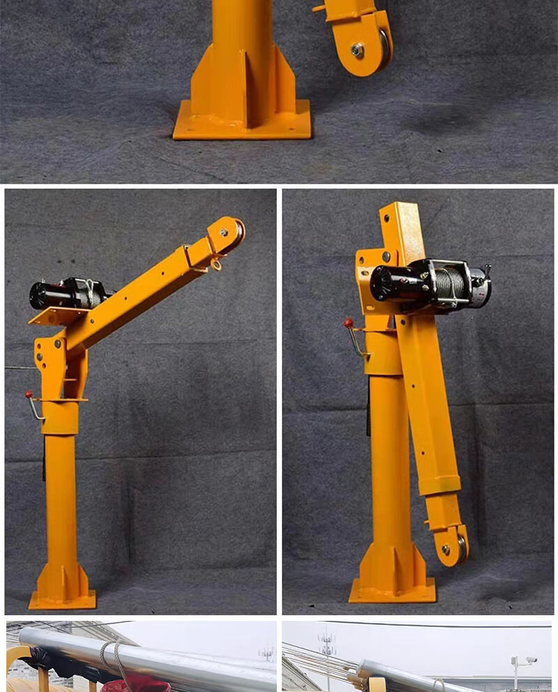 车载小吊机12v24v220v小型车用货车小吊机随车吊绞盘起重机提升机 24v