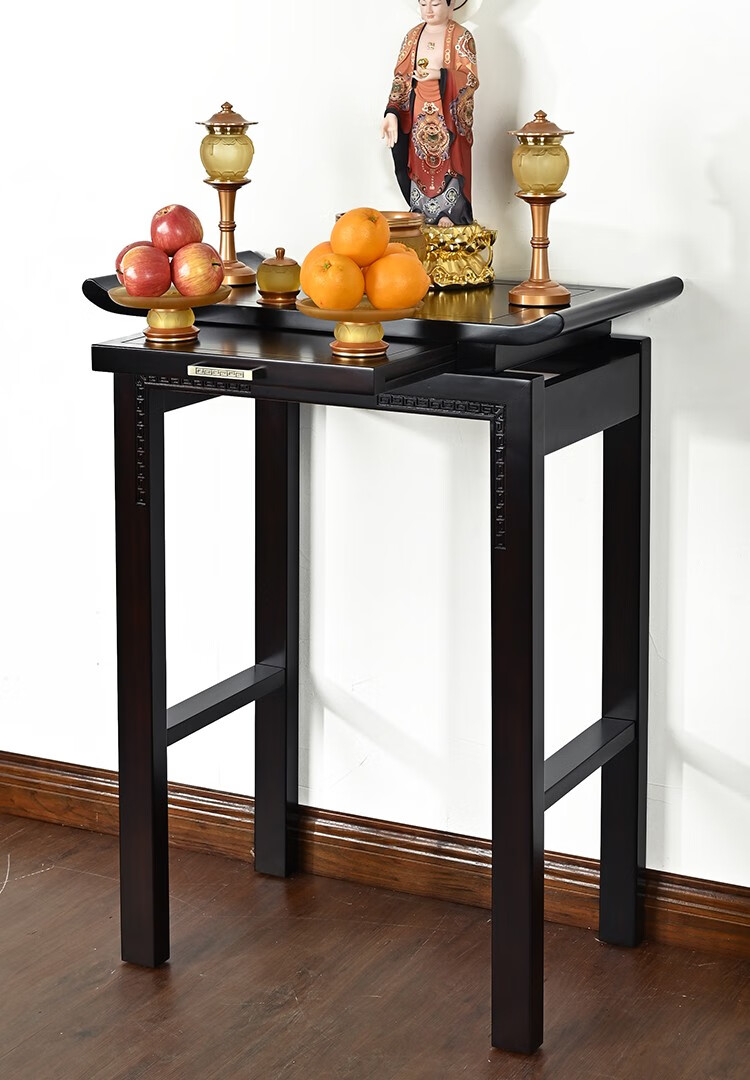 吉旺来小叶香樟供桌现代简约小供台家用神台佛堂供奉财神土地香案全