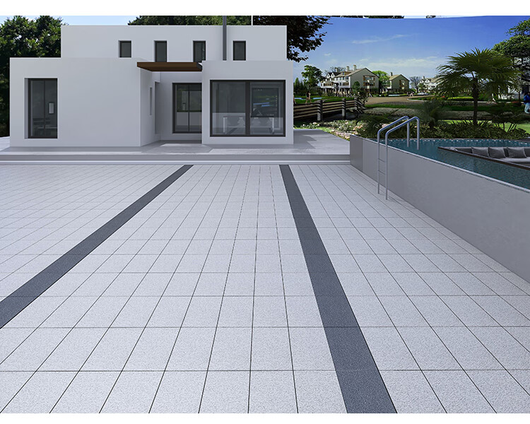 坚悦加厚18mm户外地砖室外庭院防滑地砖花园院子抗压地砖石英砖广场