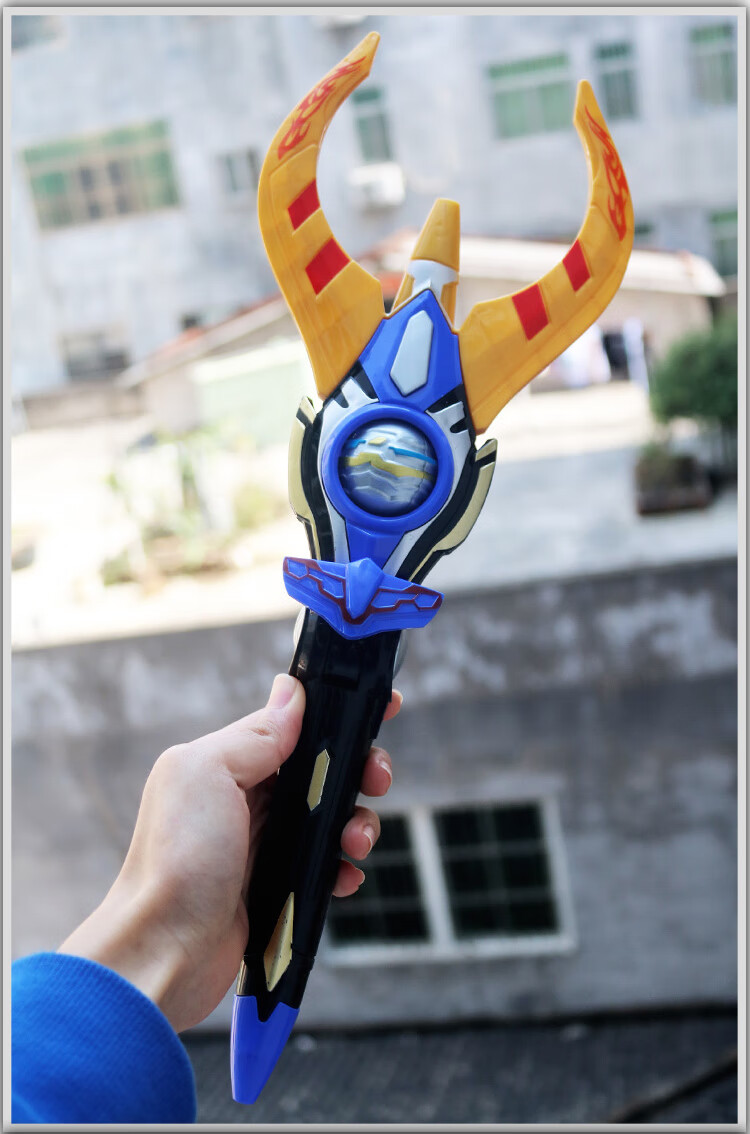 欧布飞镖长矛 dx欧布头镖长矛飓风切割头标飞镖儿童扮演玩具 长矛 卡