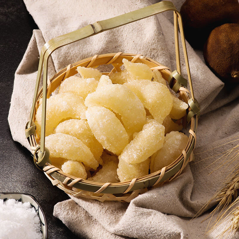 羊角蜜糕点梅豆角果子蜜豆角糖饺子蜜三刀老式点心山东特产零食品 1斤