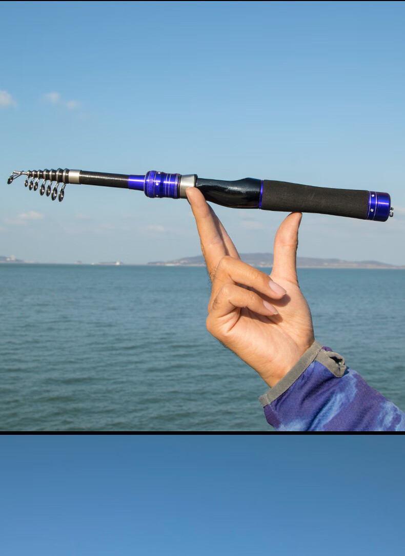 60福钓翁超短迷你小路亚竿套装钓鱼竿全套mml水滴轮伸缩马口便携