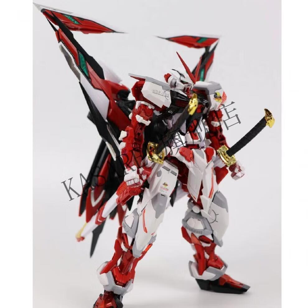 初石 大班 mb 8812 红异端带战术大剑 mb1/100 拼装模型带水贴地台