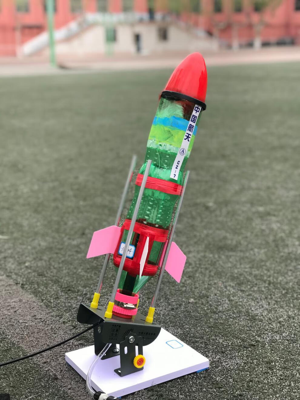 水全套材料 螺纹喷嘴 箭体制作 保护头 夏令营 尾翼 1.