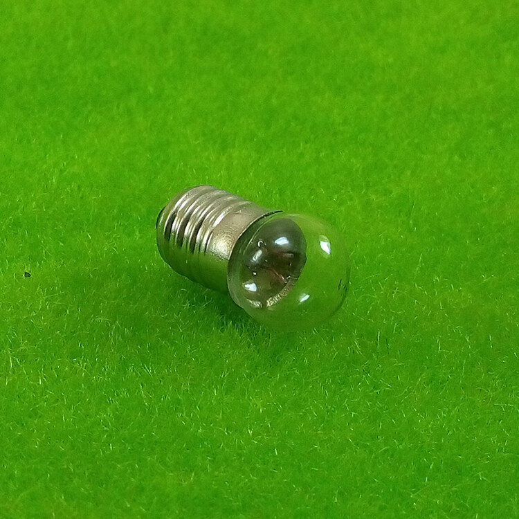 圆头螺口小电珠灯泡实验老式手电e10电筒 1.5v