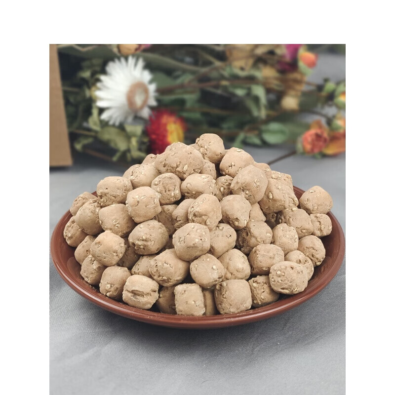 山西特产脾墩棋子豆垣曲炒琪观音土炒馍面豆炒货零食500g清淡原味圆