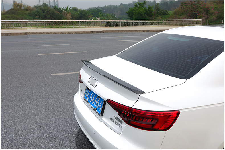 17-19款奥迪a4l尾翼(碳纤纹款)【图片 价格 品牌 报价】-京东