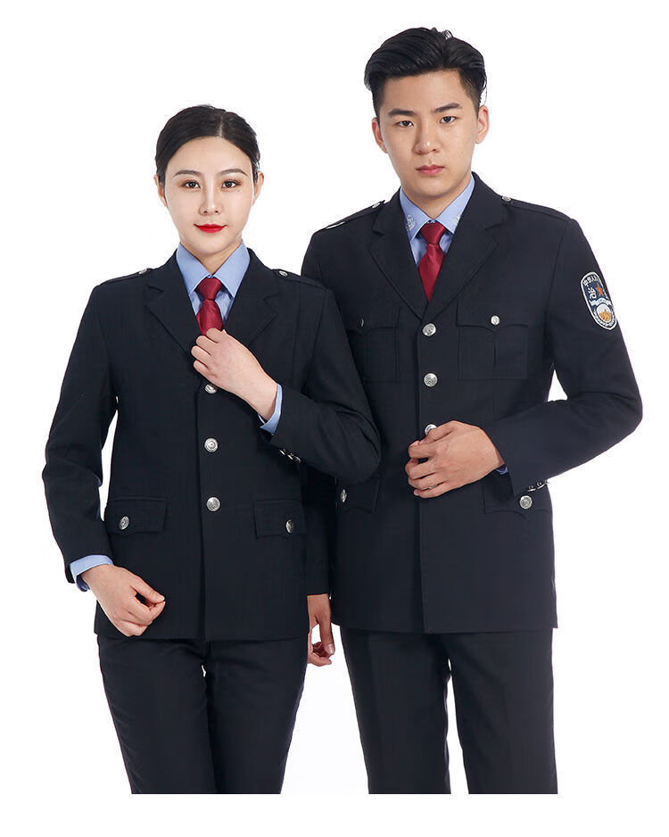 檀典公交车站客运司机春秋长袖西服式上衣工作服男女款套装支持定做女