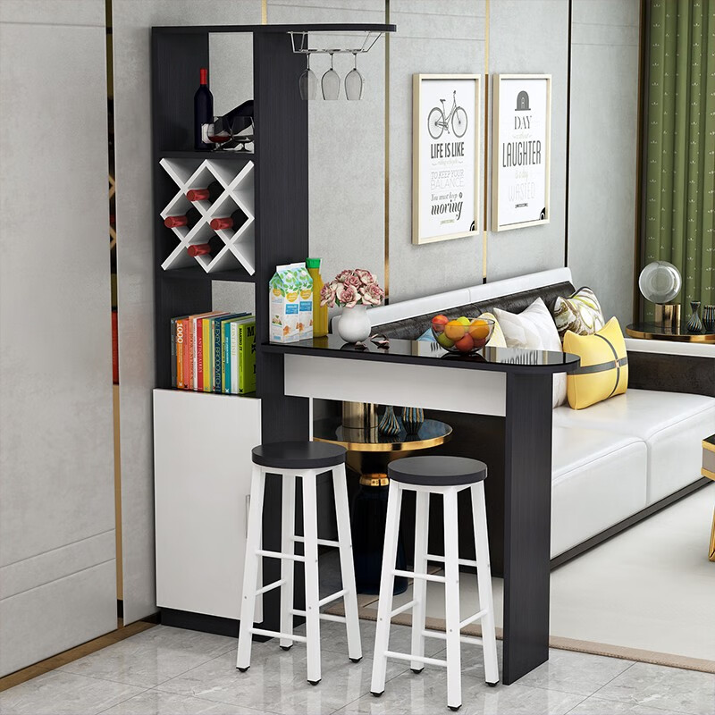 吧台桌现代简约家用客厅餐厅吧台隔断柜玄关门厅柜酒柜靠墙小吧台 长