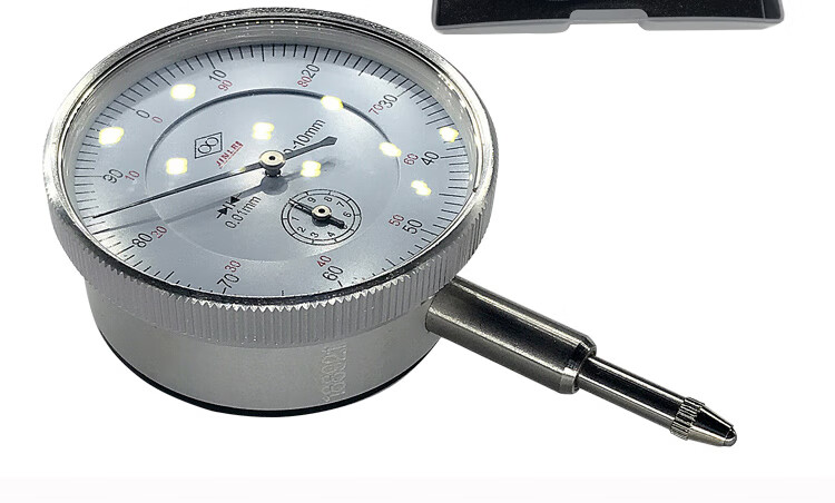 6钻防震百分表0-10mm杠杆百分表数显高度千分表0-1磁性表座 0-3mm6钻