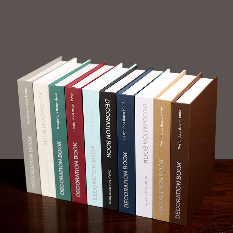 北欧书仿真书装饰书陈列道具摆件书架书柜办公室样板房摆设白色