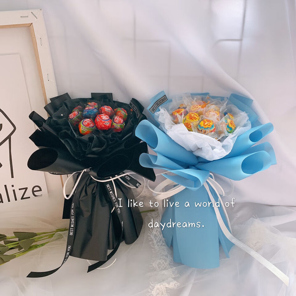 【新品】11颗新年红糖果花束 真知棒【图片 价格 品牌 报价】-京东